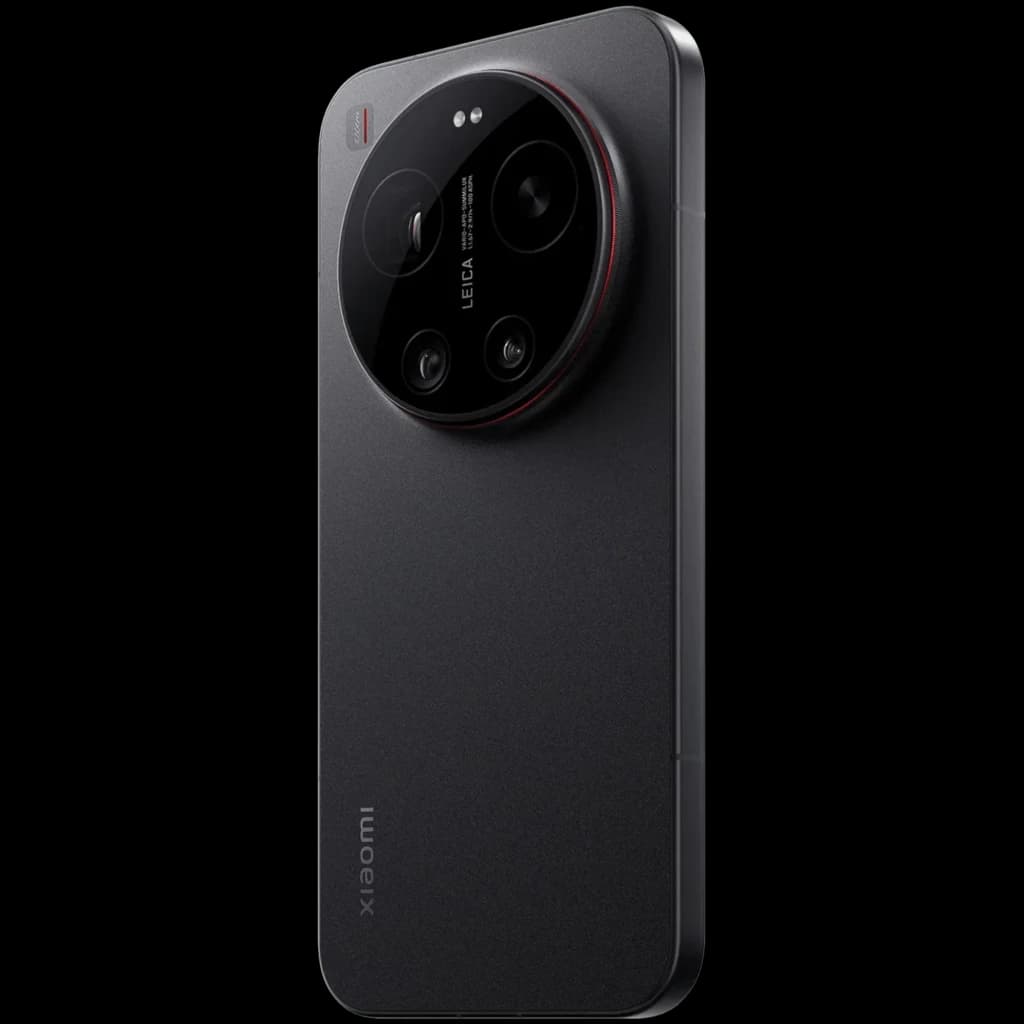 Xiaomi 17 Ultra 512 GB preto com módulo circular Leica, três câmeras destacadas e acabamento fosco elegante; aro vermelho no anel da câmera