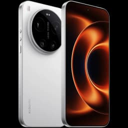 Xiaomi 17 Ultra branco com traseira lisa e módulo de câmera circular Leica preto, três lentes e flash; frente com tela quase sem bordas e curvas sutis