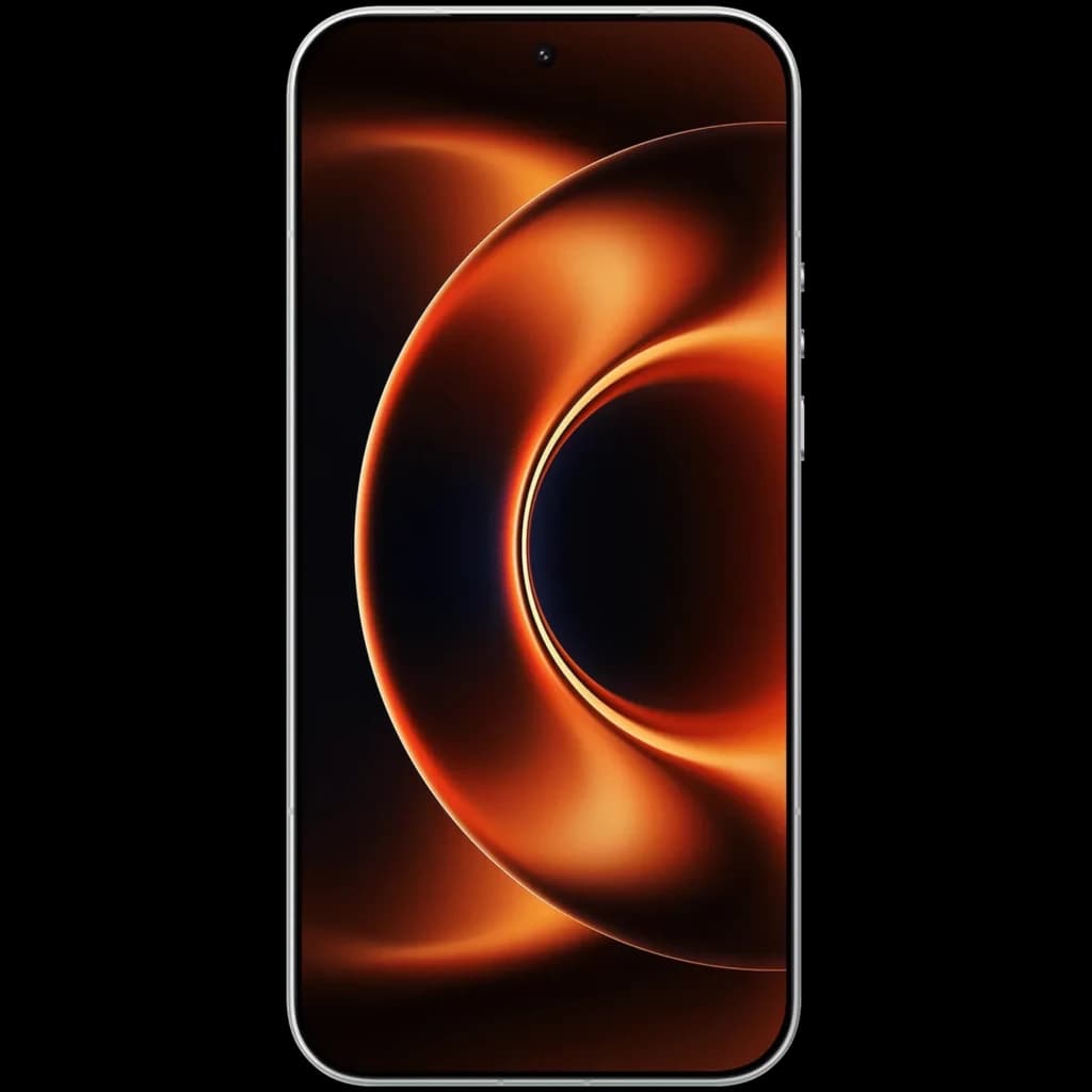 Xiaomi 17 Ultra 512 GB Branco com tela ampla HyperRGB, bordas finas e furo central para câmera; design premium, 12 GB RAM e bateria 6000 mAh