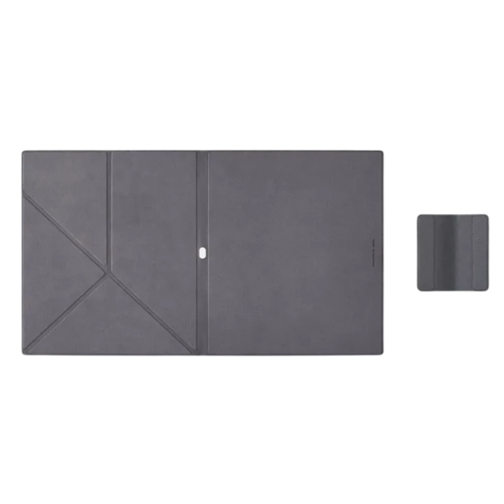 Funda BOOX Magnetic para Note Air5 C Gris oscuro con textura geométrica, cierre magnético y soporte plegable - Ítem4