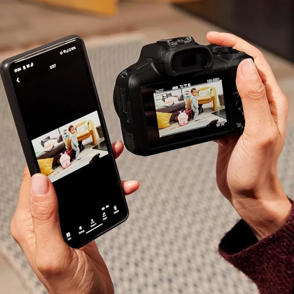 Canon EOS R100 + RF-S 18-45mm F4.5-6.3 IS STM Kit – 24.1 MP 4K Mirrorless Camera - Ítem7