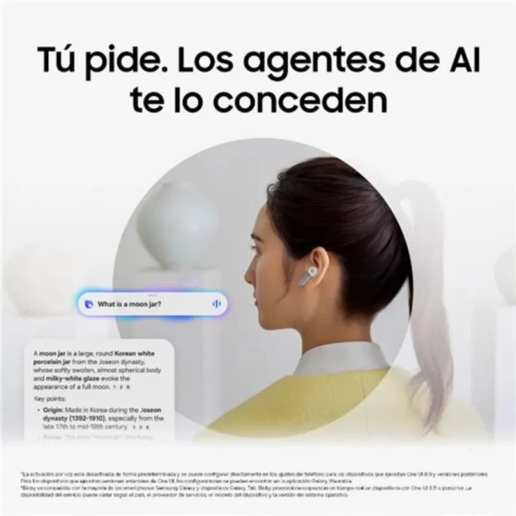 Samsung Galaxy Buds4 Pro R640 Preto com estojo compacto; auriculares intra-auriculares pretos com haste curta, encaixe ergonómico e luz indicadora discreta