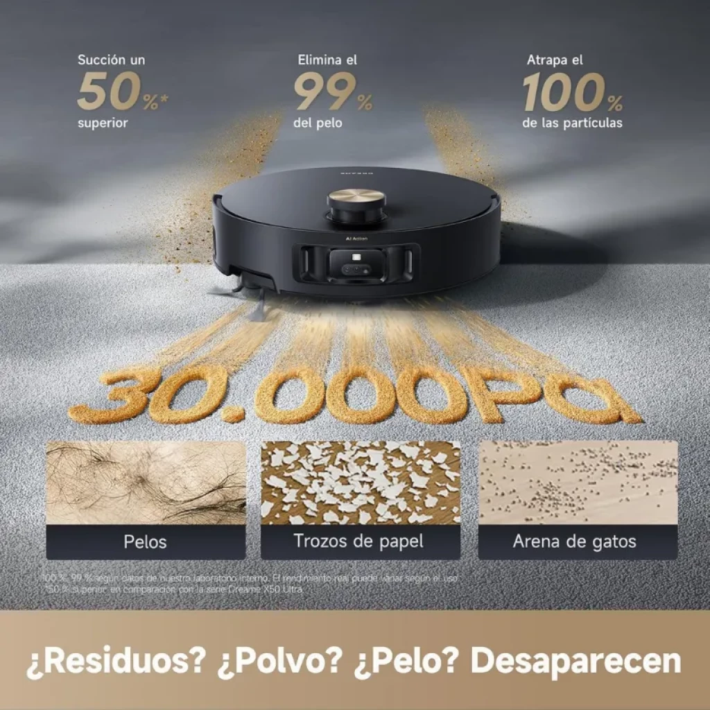 Robot aspirateur Dreame Aqua 10 Roller avec base d’auto-nettoyage - Ítem6