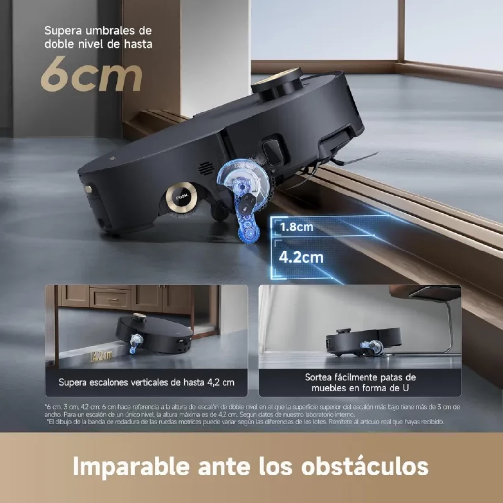 Robot aspirateur Dreame Aqua 10 Roller avec base d’auto-nettoyage - Ítem8