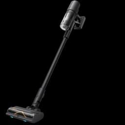 Aspirateur balai noir 4 en 1 Dreame H15 Mix, tube long, tête motorisée large avec rouleau bicolore, réservoir transparent, design fin et léger, 18 000 Pa