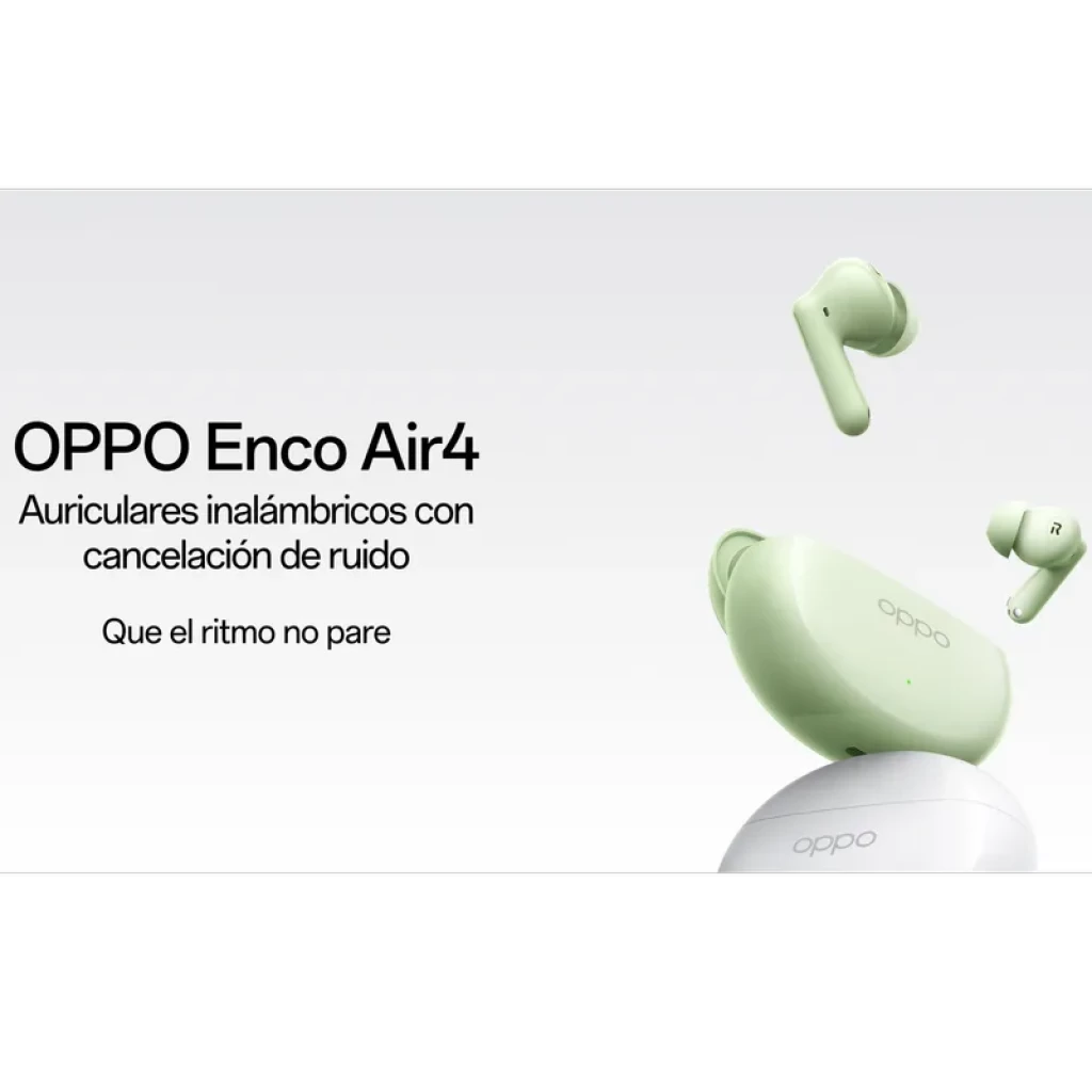 OPPO Enco Air4 ANC 32dB 43h Autonomia Verde Menta - Auriculares Bluetooth True Wireless - Item4