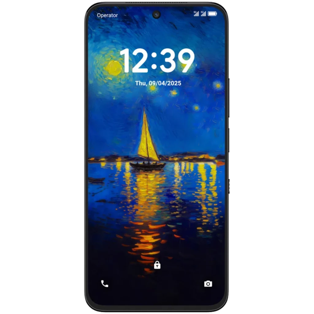 TCL 60 NXTPAPER Ultra 5G preto com ecrã mate amplo, 12 GB RAM e 512 GB. Câmara traseira circular tripla e resistência IP68, design fino e elegante - Item1