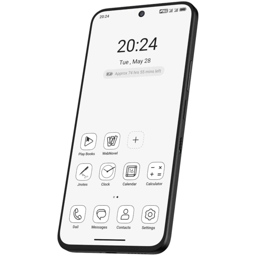 TCL 60 NXTPAPER Ultra 5G preto com ecrã mate amplo, 12 GB RAM e 512 GB. Câmara traseira circular tripla e resistência IP68, design fino e elegante - Item3