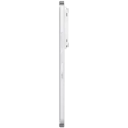 TCL 60 NXTPAPER Ultra 5G blanc, cadre métallique fin, tiroir SIM/SD éjecté côté droit, boutons volume et bascule visibles, design plat élégant