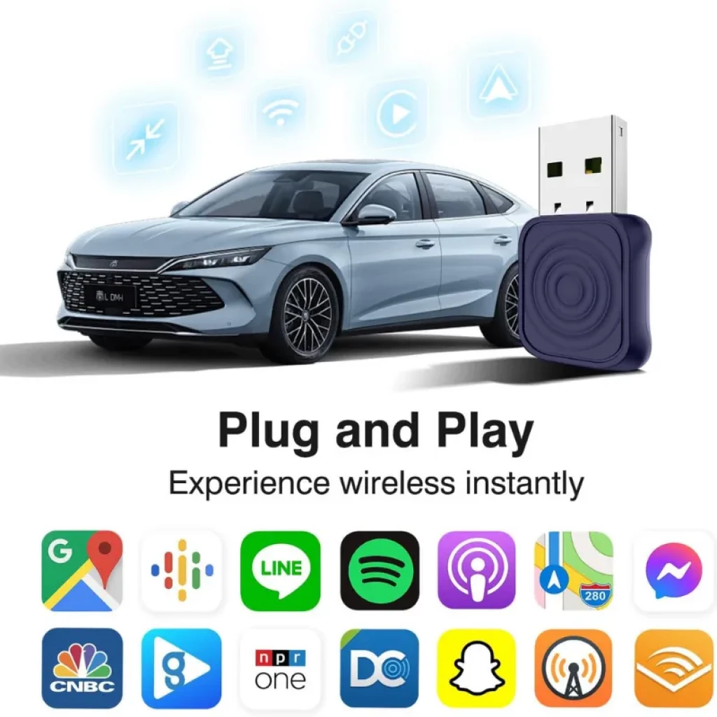 Adaptador stick USB Carlinkit Mini Ultra 1 para CarPlay y Android Auto - Ítem5