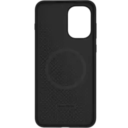 Capa magnética OnePlus 15R Sandstone Preto com textura antiderrapante, anel MagSafe central, bordas elevadas e recorte grande para câmera tripletta