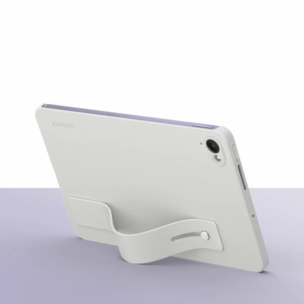 Capa Xiaomi para Xiaomi Pad Mini / REDMI K Pad Branco com acabamento fosco, recorte de câmera preciso e tira traseira para suporte ou alça ajustável - Item2