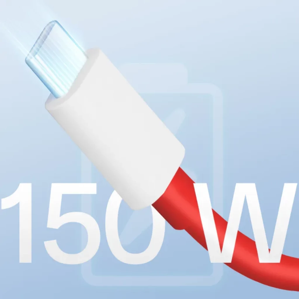 OnePlus Cable Tipo C a Tipo C 100cm Rojo, conector USB-C doble en blanco, cable rojo brillante y resistente - Ítem3