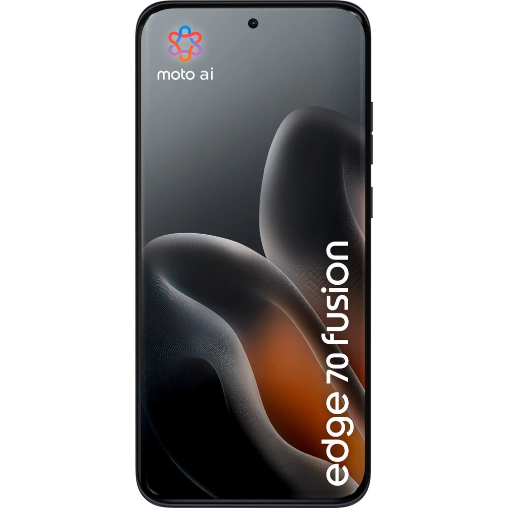 Motorola Moto Edge 70 Fusion 256 Go PANTONE Silhouette avec écran pOLED bord à bord, triple module photo pro, finition mate sombre, bordures fines - Ítem1