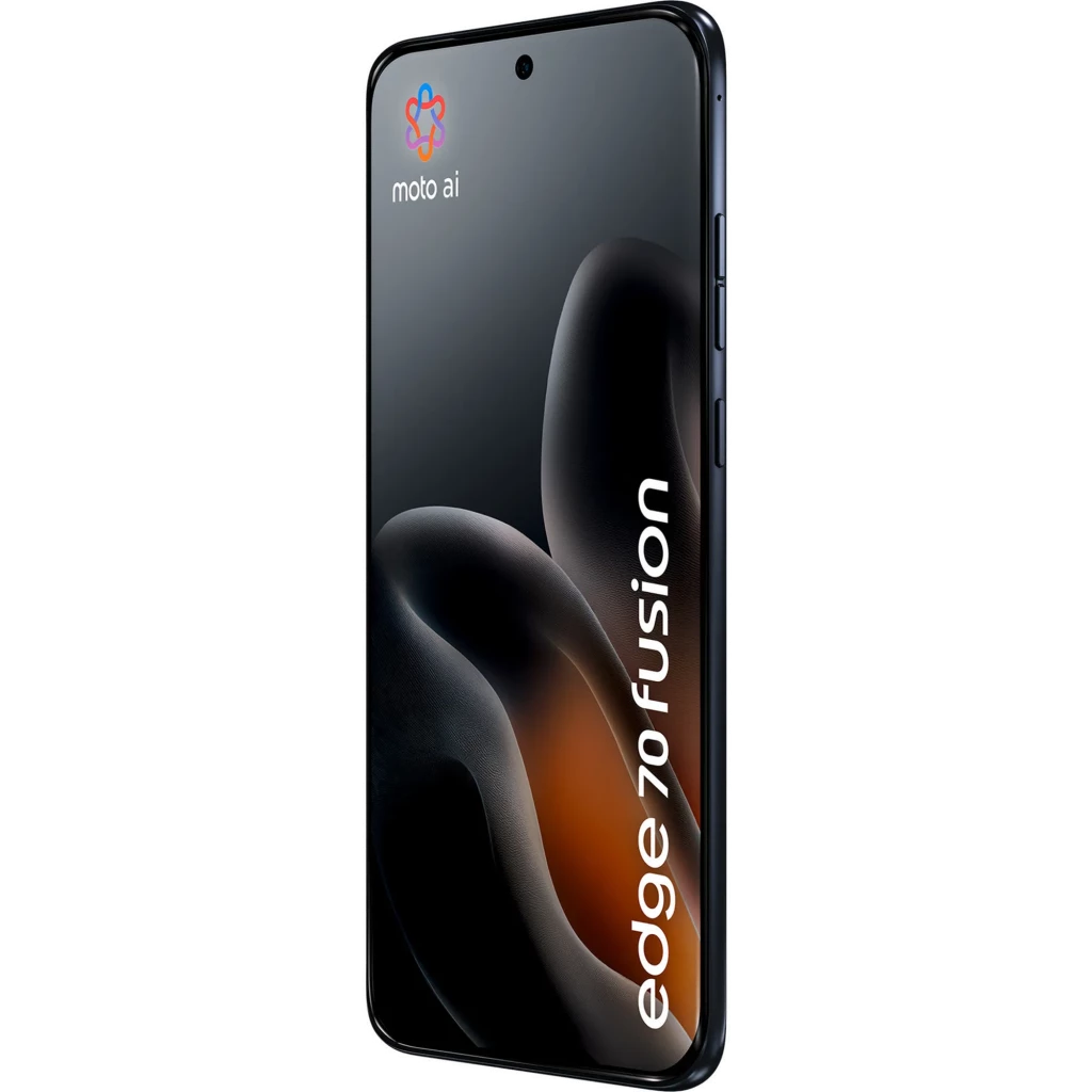 Motorola Moto Edge 70 Fusion 256 Go PANTONE Silhouette avec écran pOLED bord à bord, triple module photo pro, finition mate sombre, bordures fines - Ítem3