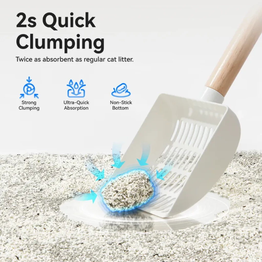 Embalagem de 2 unidades de areia mista de mandioca CATLINK para caixas de areia automáticas - Item1