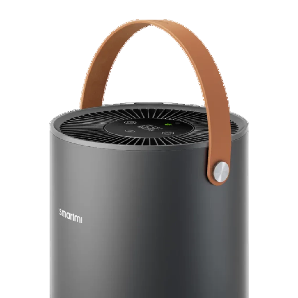 Purificateur d’air Smartmi Air Purifier P1 gris foncé avec panneau LED et design cylindrique - Ítem1