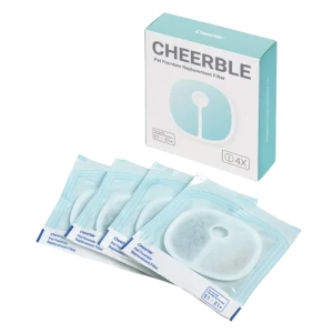 Pacote com 4 filtros originais para bebedouro Cheerble Elfin E1 e E1+
