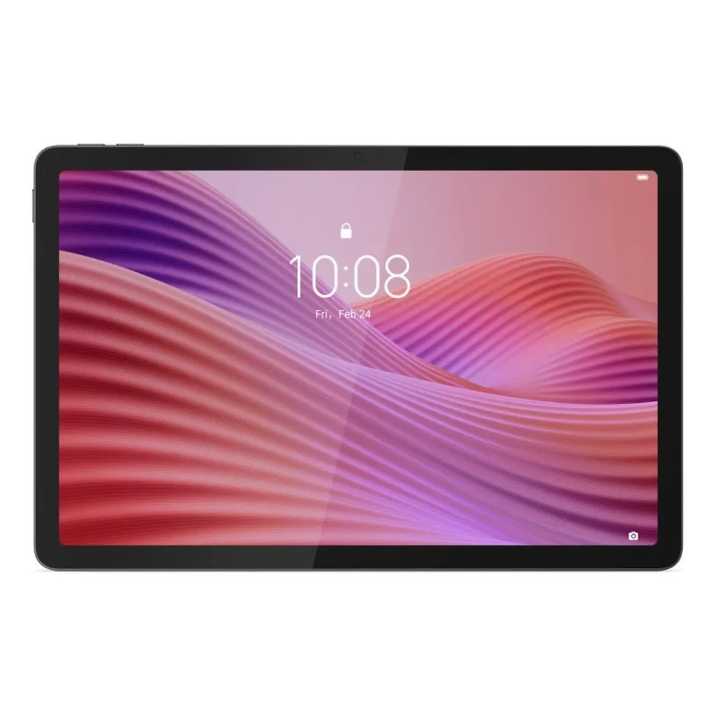 Lenovo Tab 4G 10,1 64 GB cinza com tela ampla de bordas finas, câmera traseira única e frontal, corpo metálico elegante, Android 14 e 4 GB de RAM - Item1