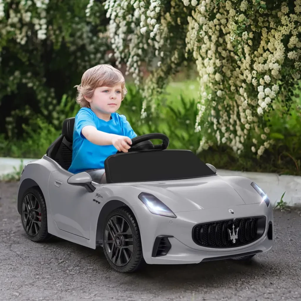 Maserati GranTurismo Folgore 12V Cinza Oficial Licenciado com Rodas em EVA - Carro Elétrico Infantil - Item4
