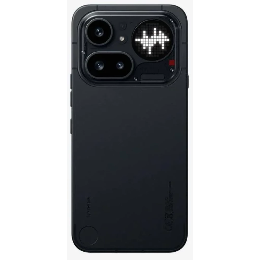Smartphone noir Nothing Phone 4a Pro 5G, dos mat avec double module photo et flash, écran 6,83 pouces bord à bord avec poinçon central et widgets - Ítem2