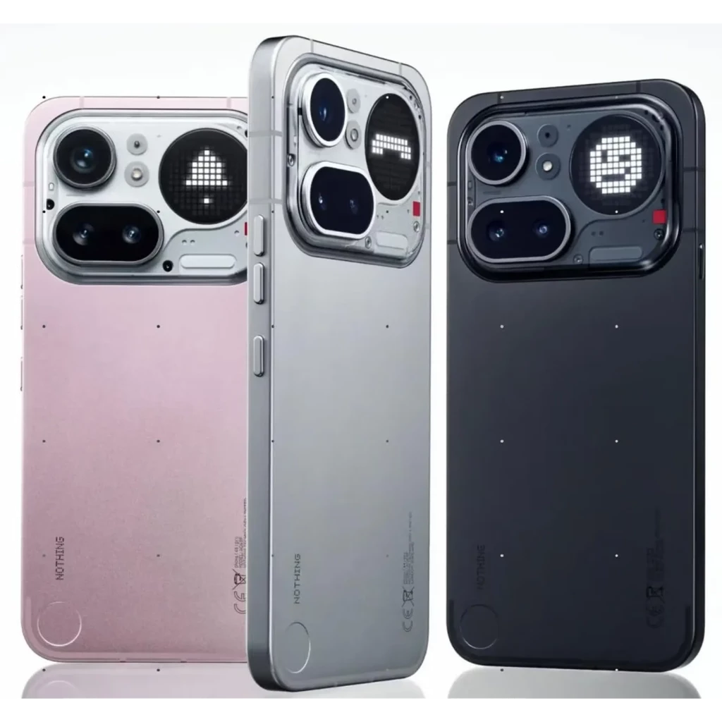 Smartphone noir Nothing Phone 4a Pro 5G, dos mat avec double module photo et flash, écran 6,83 pouces bord à bord avec poinçon central et widgets - Ítem5