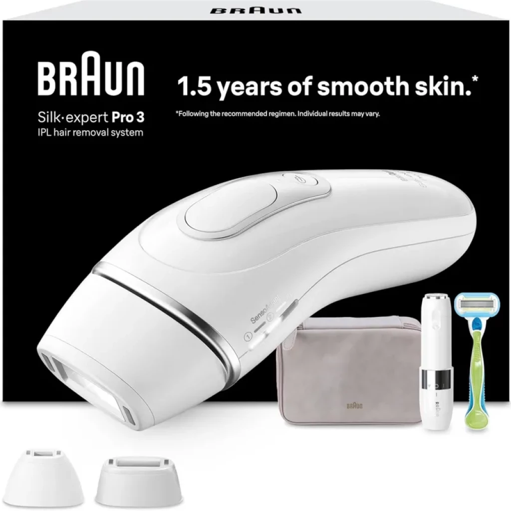 Depiladora IPL Braun Silk-expert Pro 3 PL3136 - Sensor SensoAdapt, 300.000 disparos - Ítem5