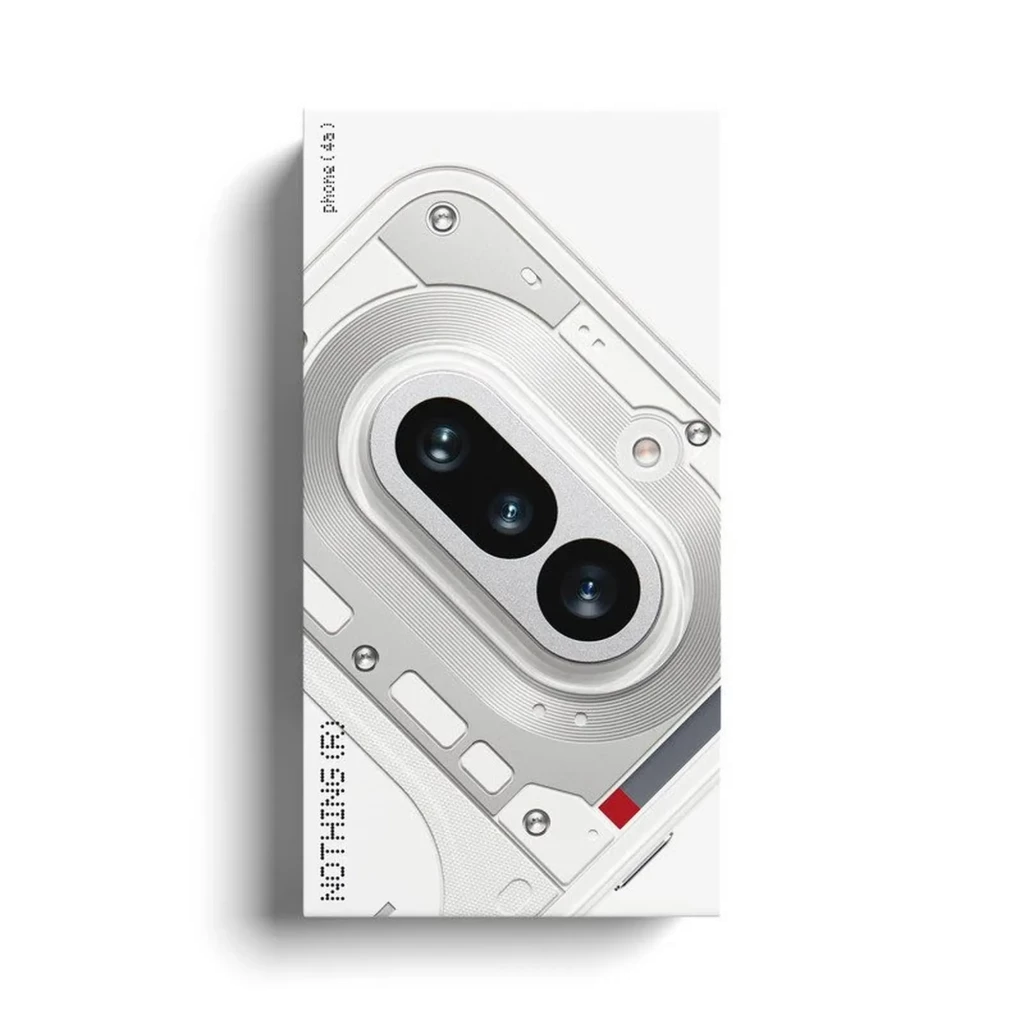 Nothing Phone 4a 5G blanc avec dos transparent et Interface Glyph, double caméra arrière, écran bord fin perforé, 256 Go, 12 Go RAM, Nothing OS 4.1 - Ítem9