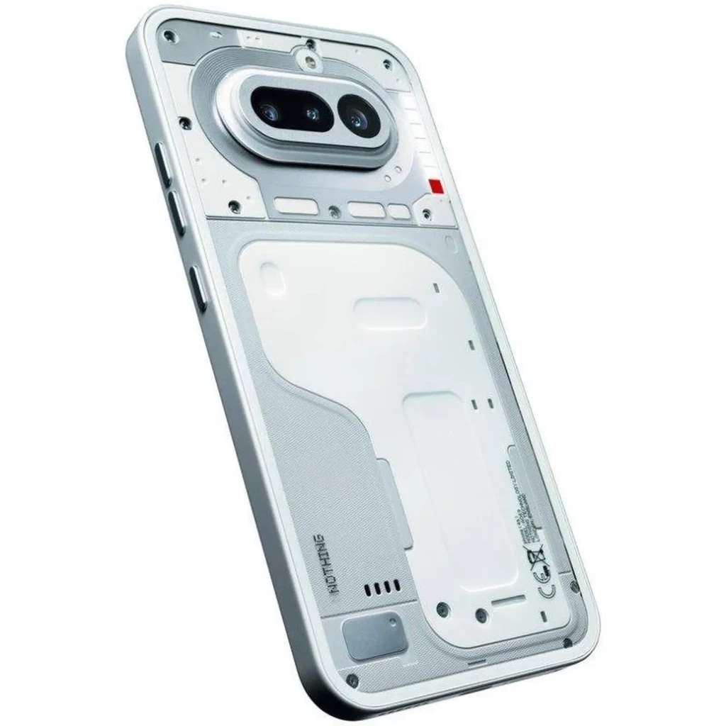 Nothing Phone 4a 5G blanc avec dos transparent et Interface Glyph, double caméra arrière, écran bord fin perforé, 256 Go, 12 Go RAM, Nothing OS 4.1 - Ítem5