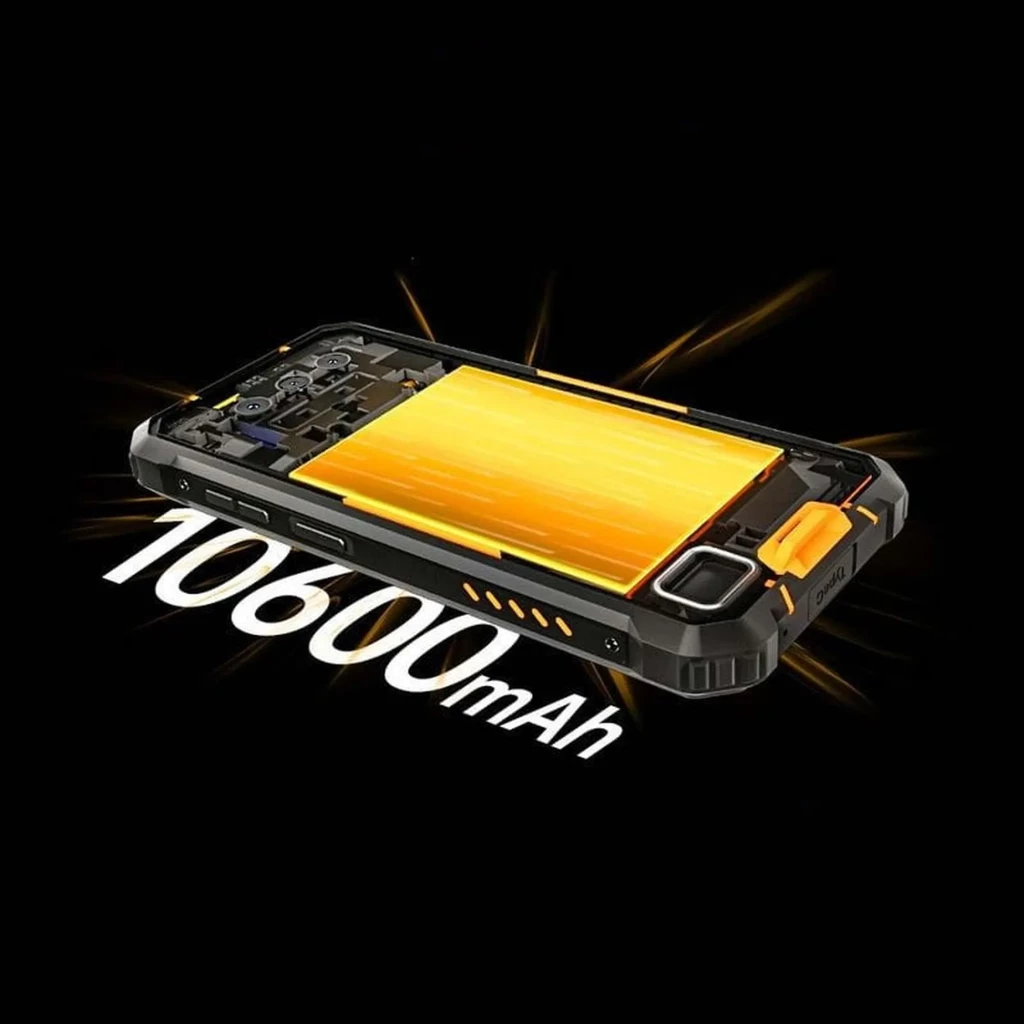 Oukitel WP23S naranja rugerizado con bordes reforzados, doble cámara trasera con flash, lector de huellas, textura antideslizante y pantalla amplia resistente - Ítem8