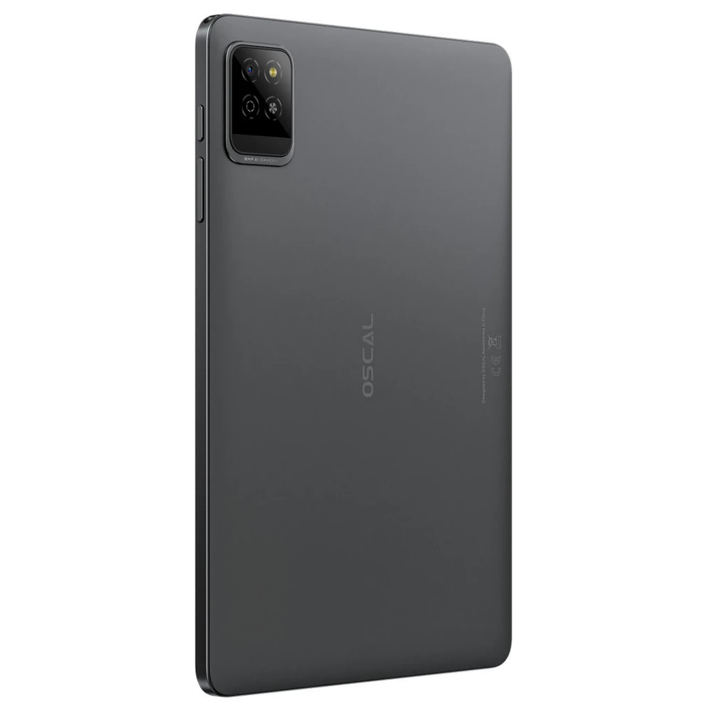 Tablet Oscal Pad 30 Wifi 128GB en gris con gran pantalla de bordes finos, cámara trasera cuadrada con flash, 4GB RAM ampliable y certificación Widevine L1 - Ítem6