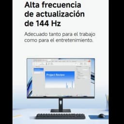 Écran Xiaomi Monitor A27i 2026 IPS 27 pouces, FHD, 144 Hz. Bords fins, pied réglable, affichage net pour travail et jeu, connectique moderne.