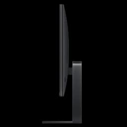 Profil latéral du Xiaomi Monitor A27i 2026 IPS 27 pouces, cadre fin, pied robuste en métal, écran plat FHD 144 Hz, design sobre noir mate