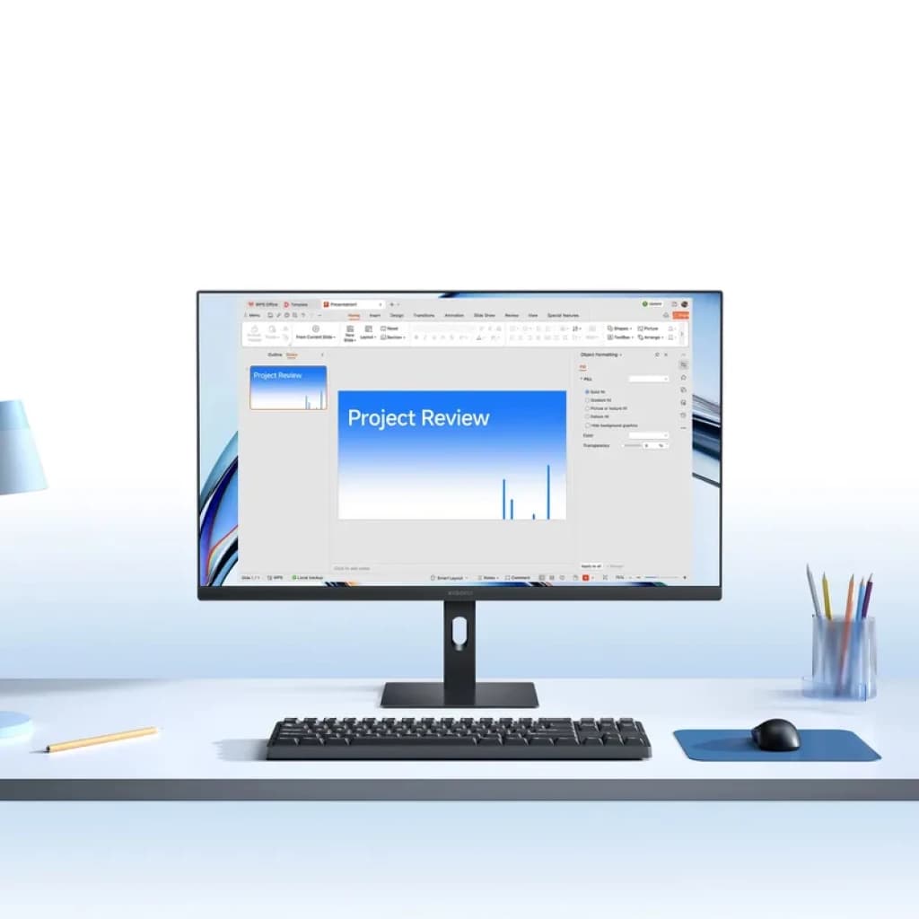 Xiaomi Monitor A27i 2026 IPS 27 pouces, bords fins, FHD, 144 Hz, support réglable, connectique arrière discrète, idéal bureautique et gaming