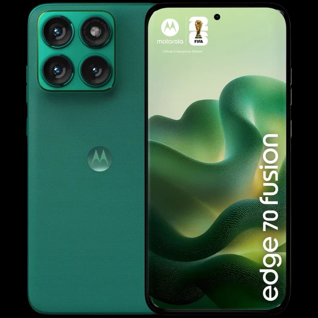Motorola Edge 70 Fusion 256GB PANTONE Sporting Green sensor Sony LYTIA™ 710 de 50 MP 8GB de RAM con estabilización óptica