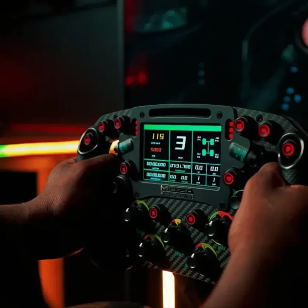 Volante Moza FSR2 - Ecrã táctil de 4,3