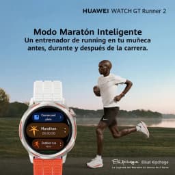 Huawei Watch GT Runner 2 negro con pantalla AMOLED 1,32 pulgadas, interfaz de maratón en pantalla