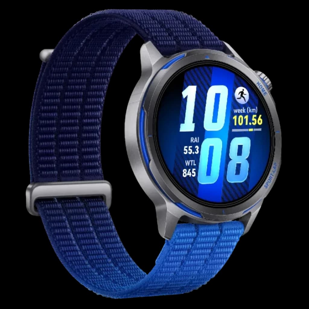 Huawei Watch GT Runner 2 Azul, caja plateada, bisel deportivo y pantalla circular AMOLED