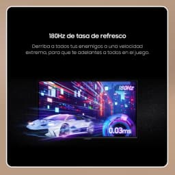 Samsung S27FG506SU QD‑OLED 27 pouces, écran QHD gaming 180 Hz, temps de réponse 0,03 ms, visuels néon ultra fluides et couleurs vives sur dalle sans bords