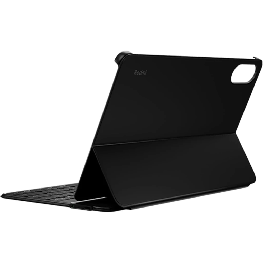 Clavier avec touchpad pour Xiaomi Pad 8 et 8 Pro, coque noire intelligente, touches chiclet, support pliable, découpe caméra large, design fin et élégant - Ítem2