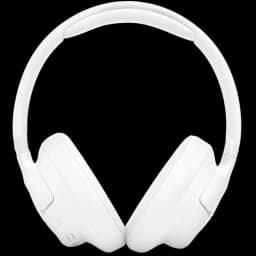 JBL Tune 730BT Branco, auscultadores circum-aurais sem fios com arco acolchoado, conchas grandes dobráveis e botões laterais discretos