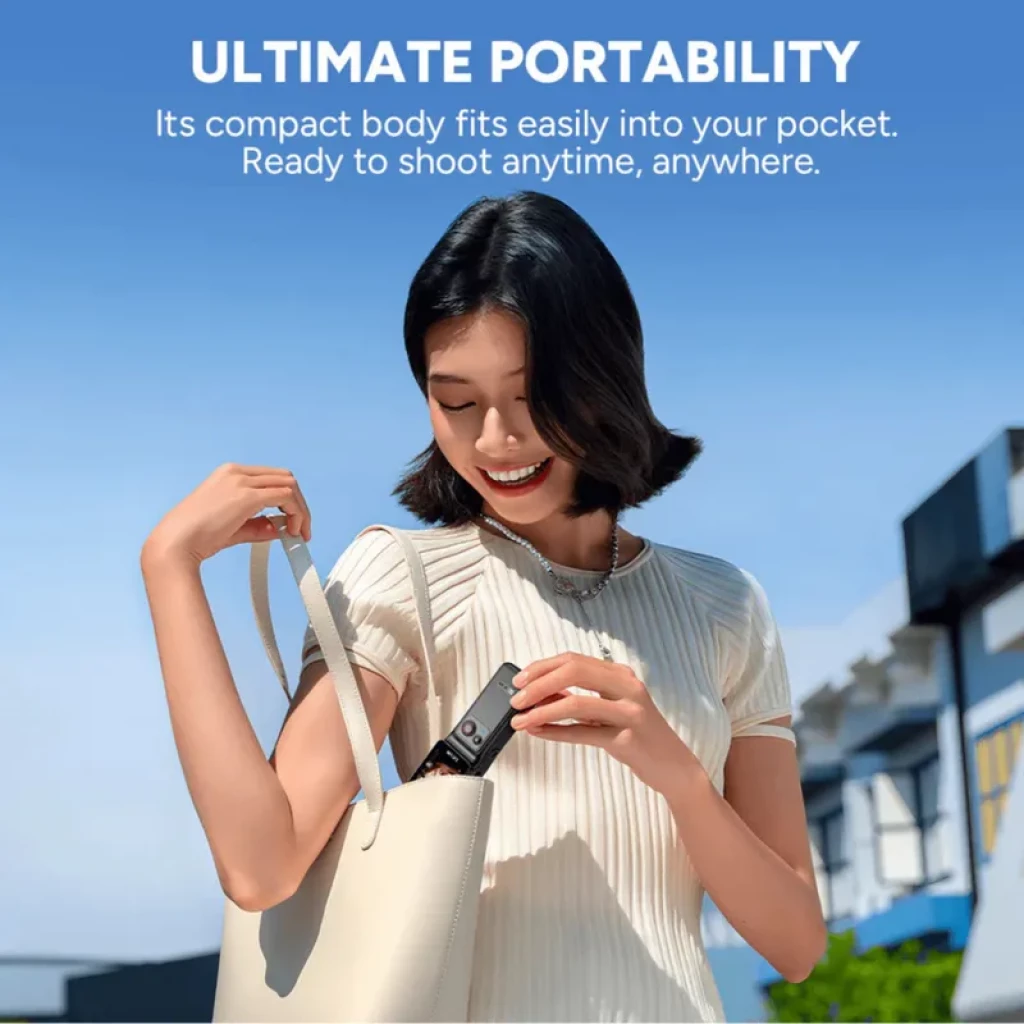 SJCAM C400 Pocket 4K Caméra d'action modulaire 3en1 avec écran orientable - Ítem4