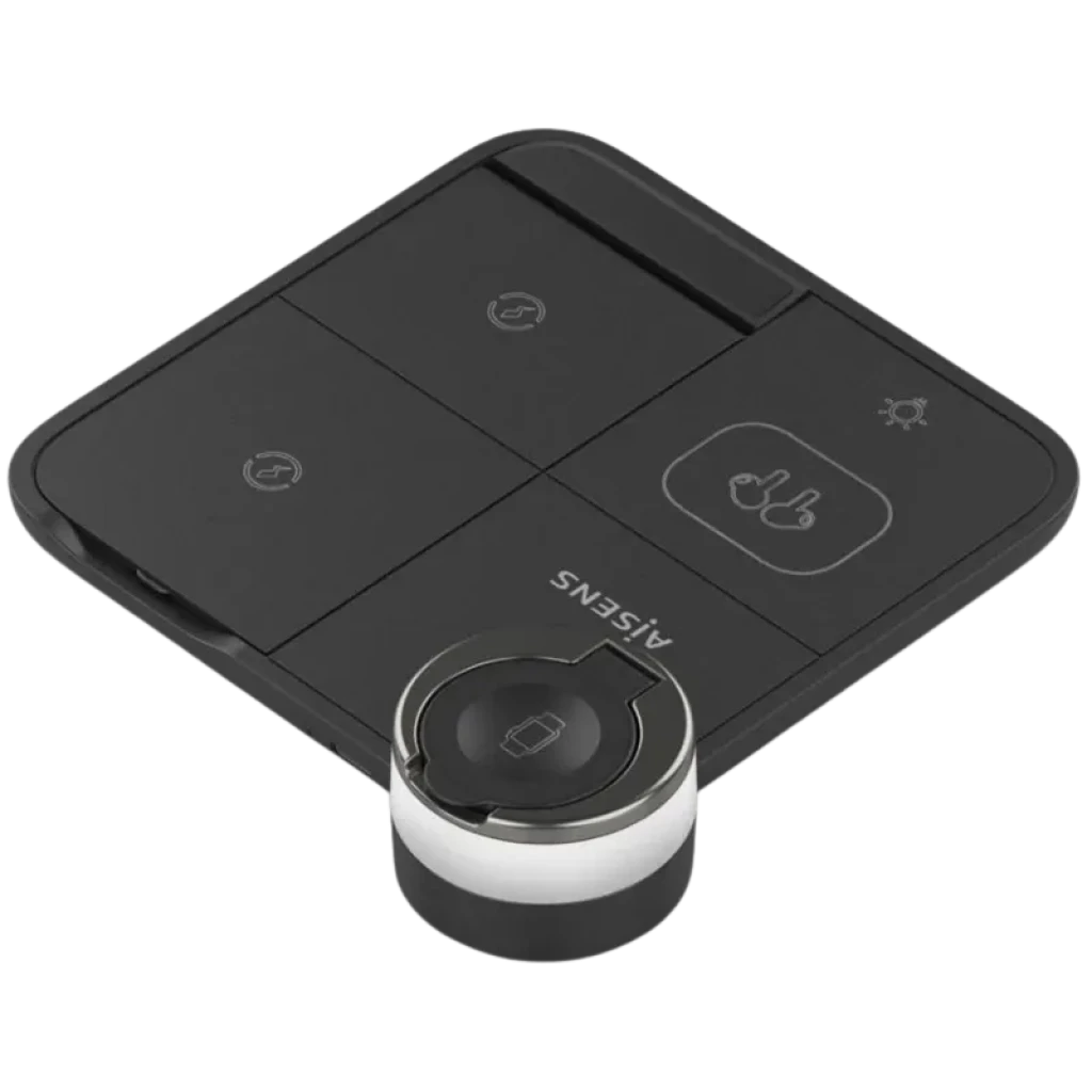 Aisens ASCH-15W4WC062-W Carregador sem fios 4 em 1 de 15 W com Qi, Preto - Item2