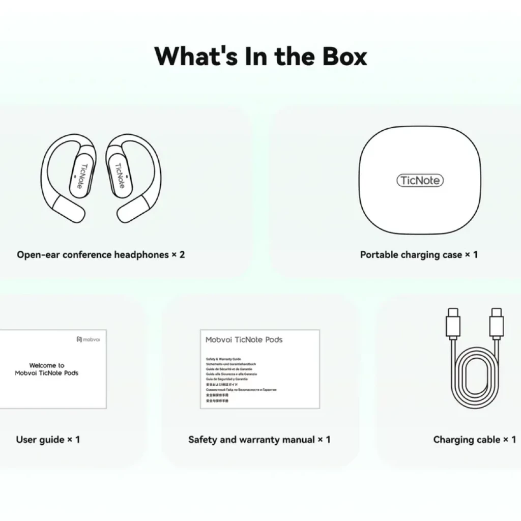 TicNote Pods 4G - Auriculares Open-Ear con Transcripción IA y eSIM - Ítem13
