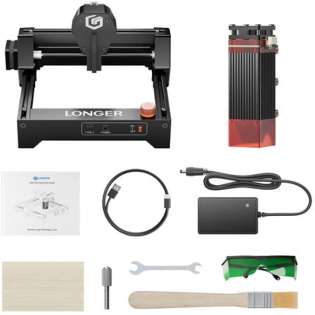 LONGER RAY 5 Mini 2.5W Grabadora Láser Punto Comprimido 0.04mm Wi-Fi - Ítem6