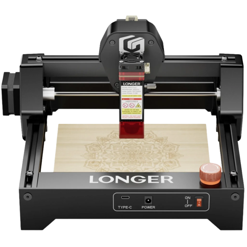 LONGER RAY 5 Mini 2.5W Grabadora Láser Punto Comprimido 0.04mm Wi-Fi - Ítem1