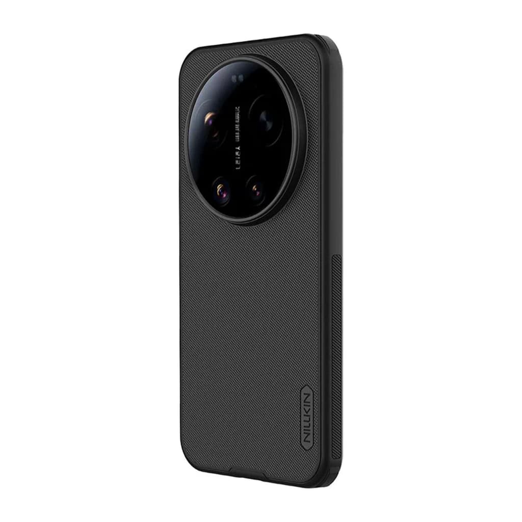 Coque magnétique Nillkin Super Frosted Shield Pro pour Xiaomi 17 Ultra Noir, texture antidérapante, coins renforcés, grand module caméra protégé