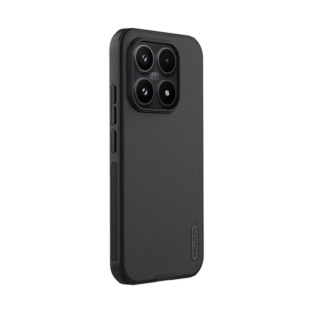 Coque magnétique Nillkin Super Frosted Shield Pro pour Xiaomi 17T Black avec texture antidérapante, bords renforcés, découpes précises et protection