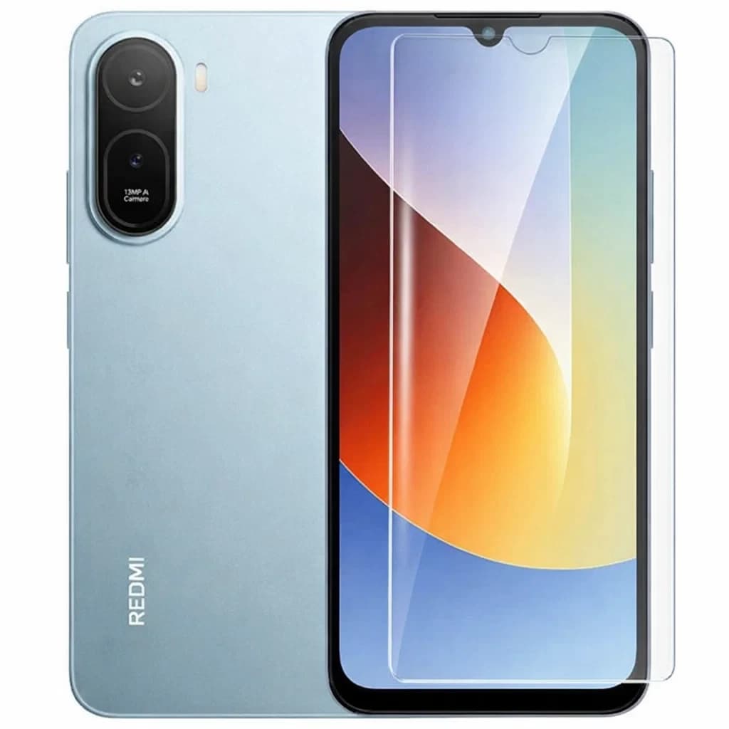 Protector de cristal templado 3D Full Screen para Xiaomi Redmi A7 Pro y Poco C81 Pro, bordes curvos, cobertura total, recorte para notch y alta transparencia