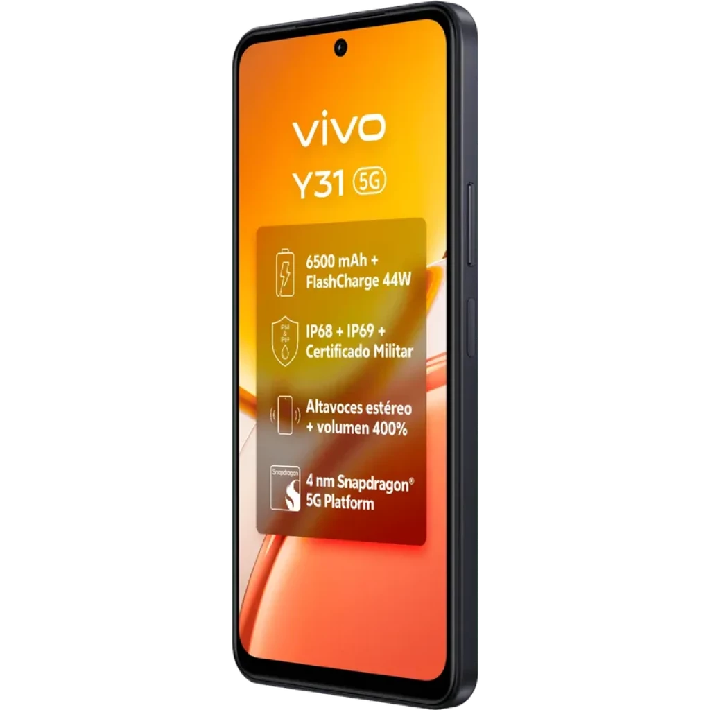 Vivo Y31 5G 512 Go Noir Écran 120 Hz 6 Go de RAM Batterie 6500 mAh - Ítem5